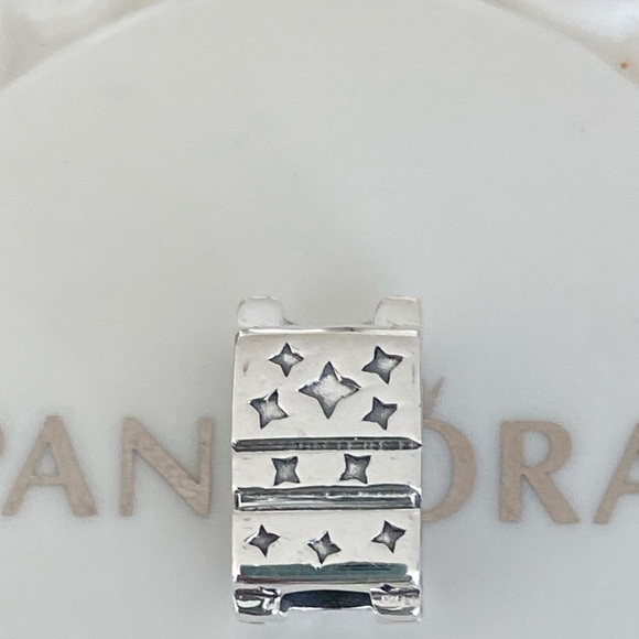 Pandora Star Wars Silver 3D Logo Charm - Picture 5 of 5